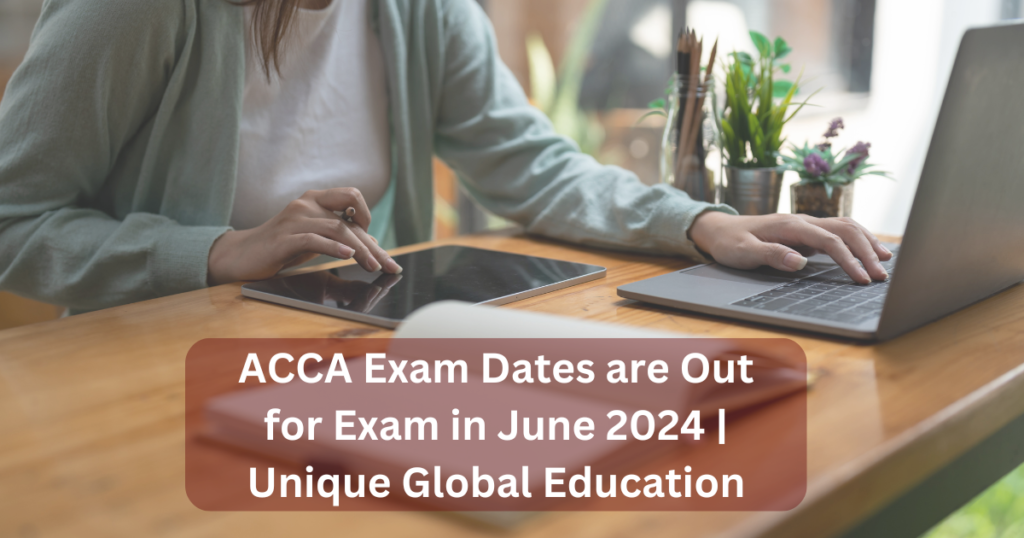 acca exam dates june 2024