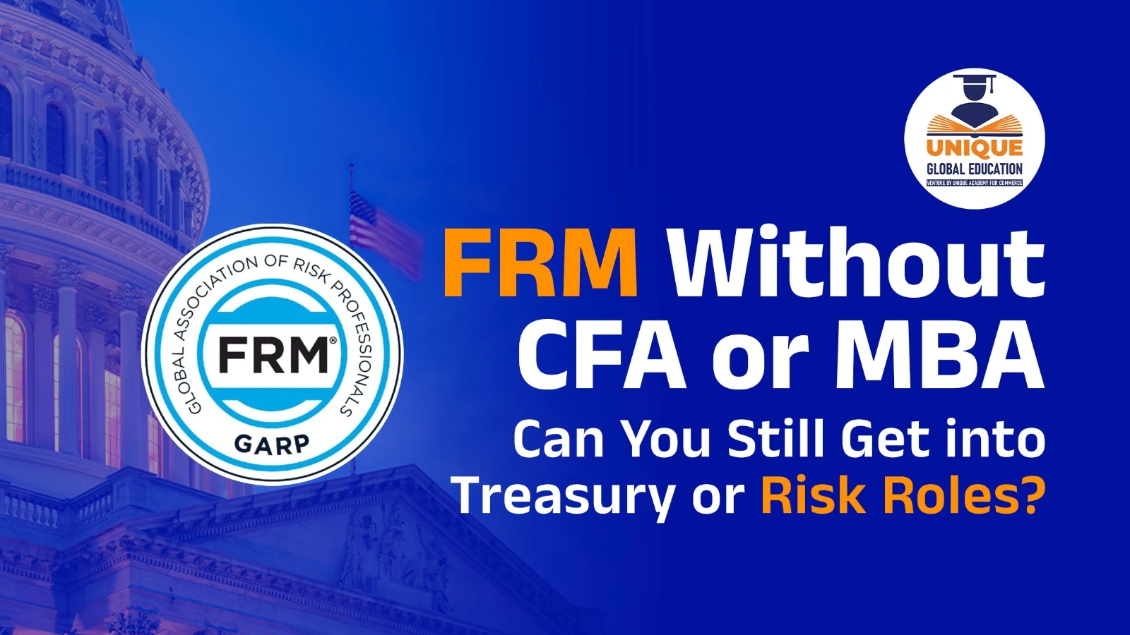 FRM Certification Without CFA or MBA