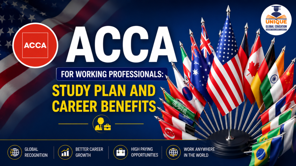 ACCA for working professionals study plan and career benefits