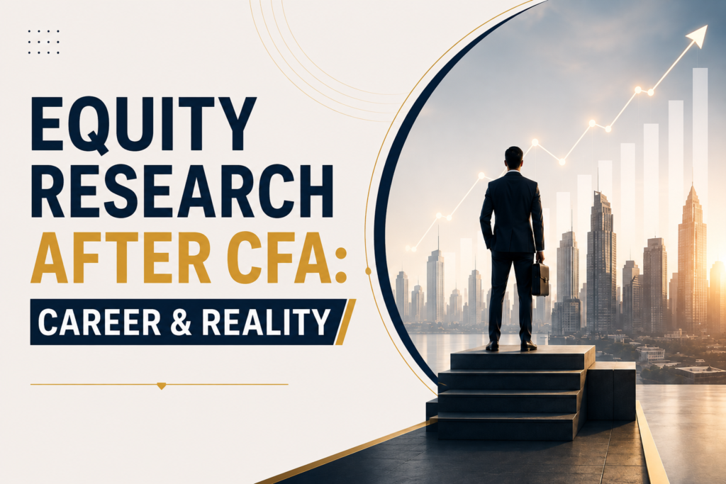 Equity research career after CFA with financial analysis and professional growth