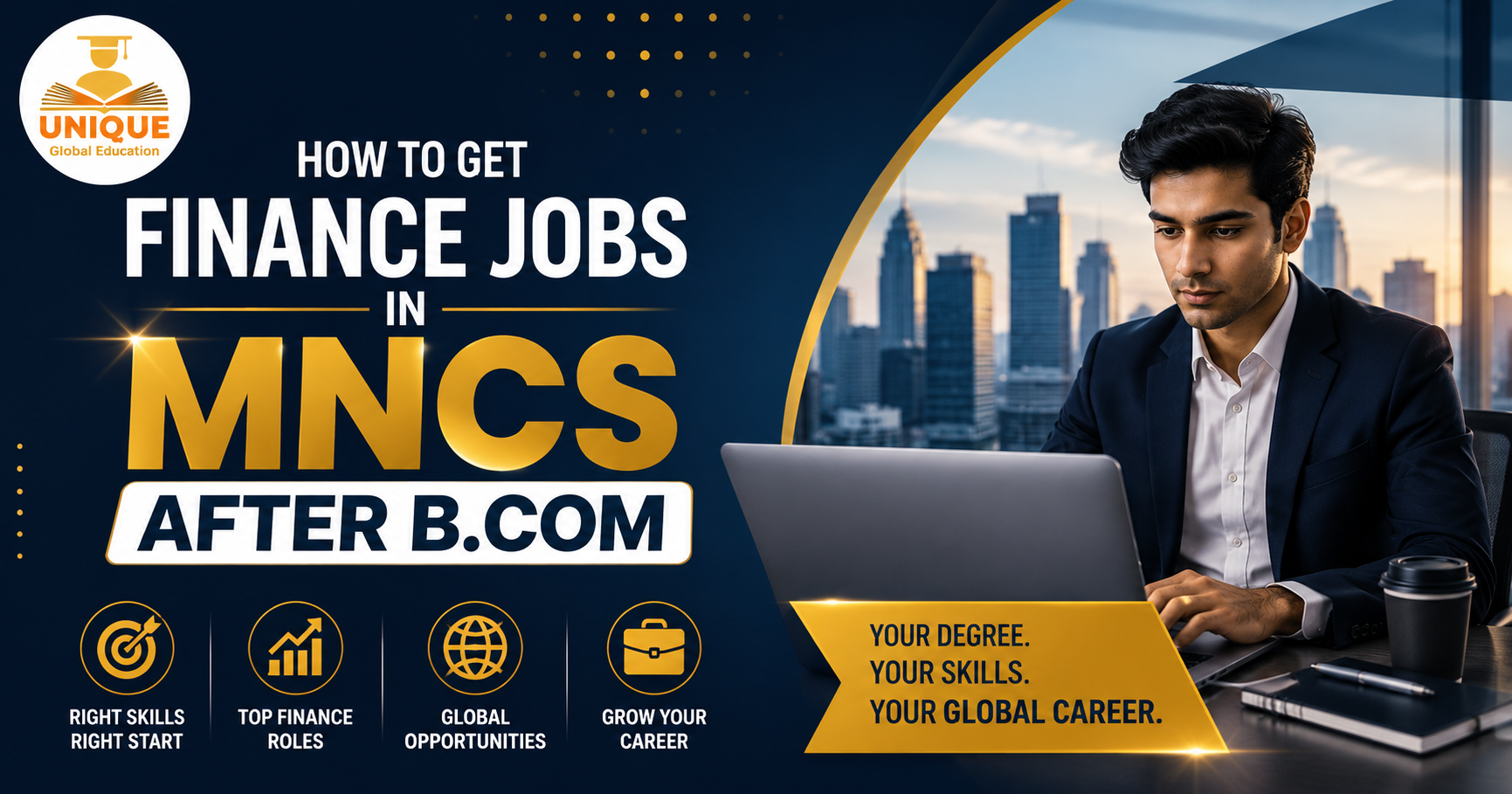Finance jobs in MNCs after B.Com career guide