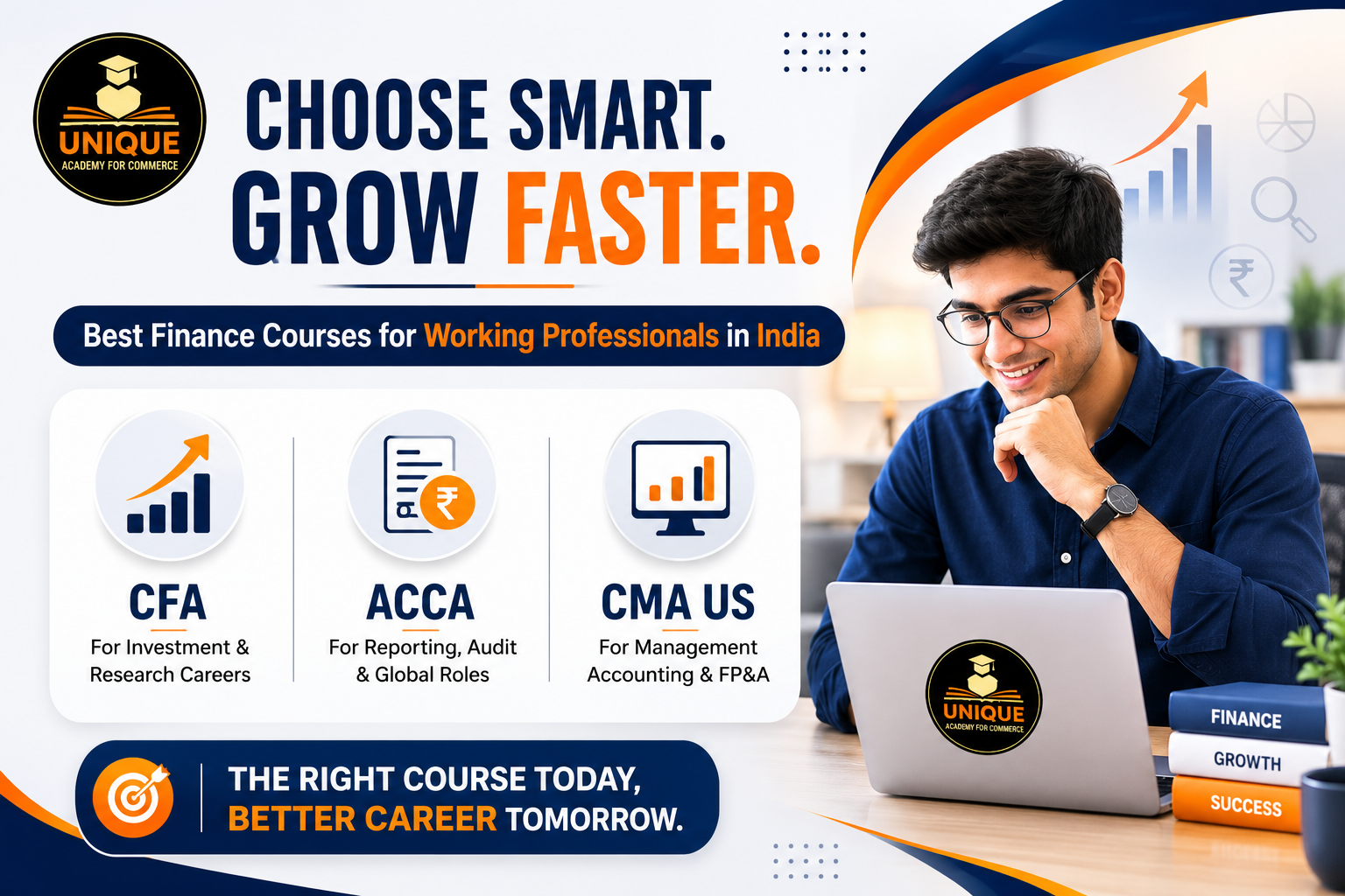 Best finance courses for working professionals in India – CFA, ACCA, CMA US