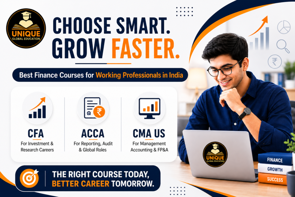 Best Finance Courses for Working Professionals in India