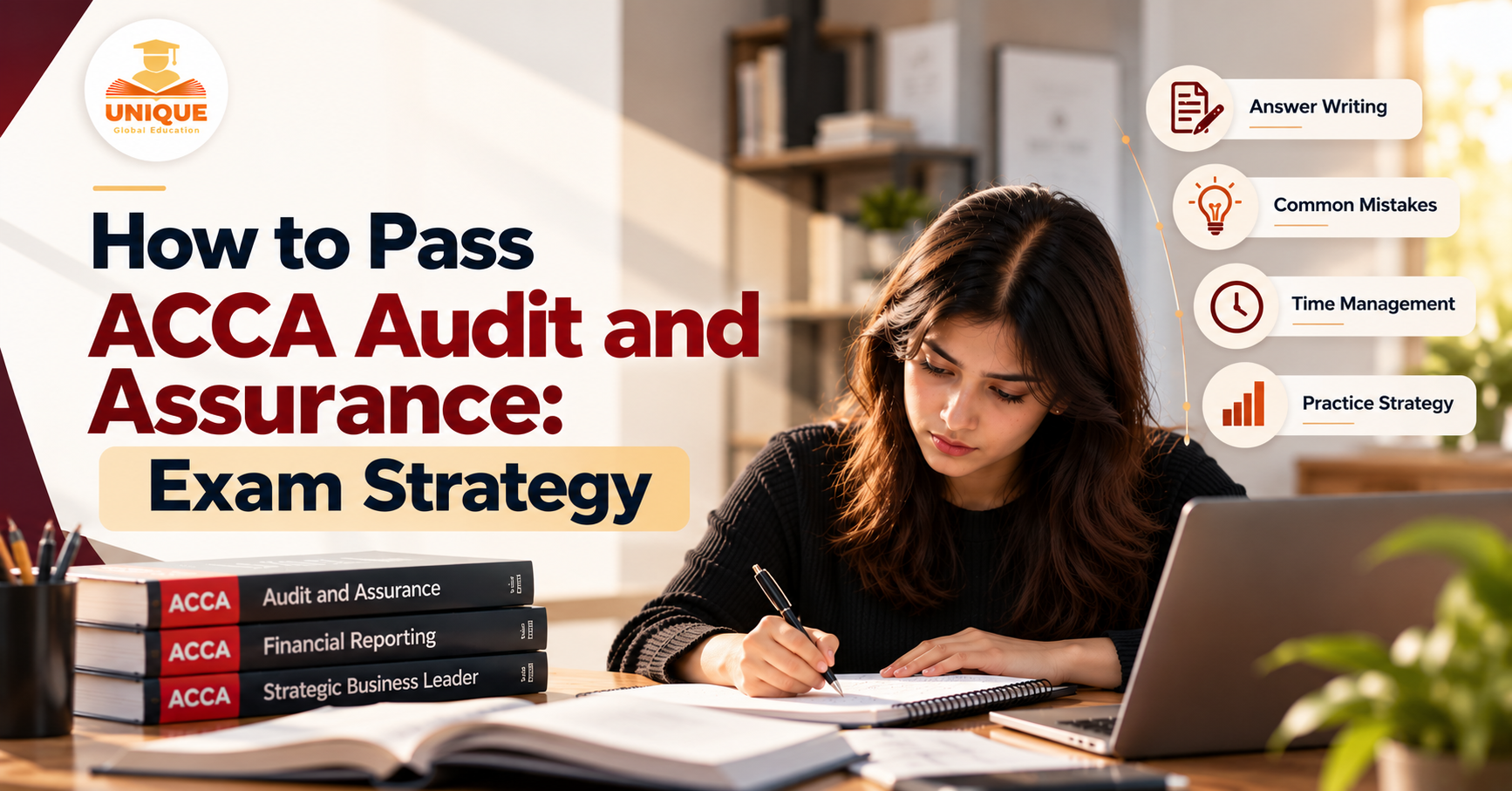 How to pass ACCA Audit and Assurance with answer-writing tips, time management and exam practice strategy